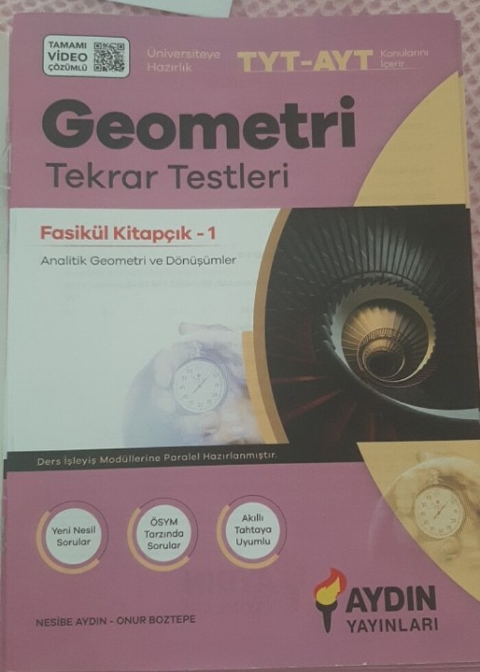 Tyt Ayt Geometri Aydın Yayınları - Görsel 2