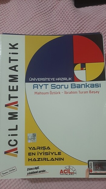 Acil matematik ayt soru bankası
