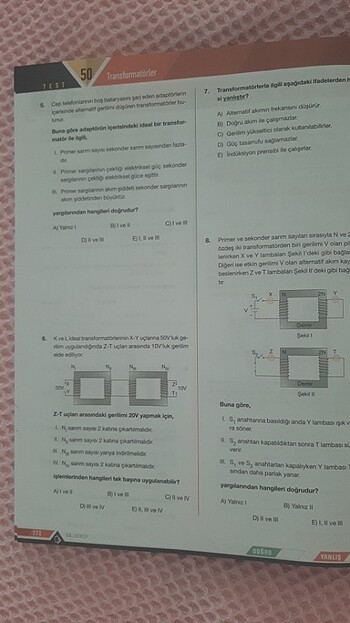 11. Sınıf Fizik Soru Bankası - Görsel 2