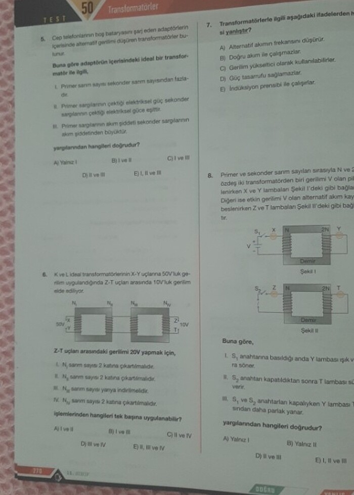 11. Sınıf Fizik Soru Bankası - Görsel 2