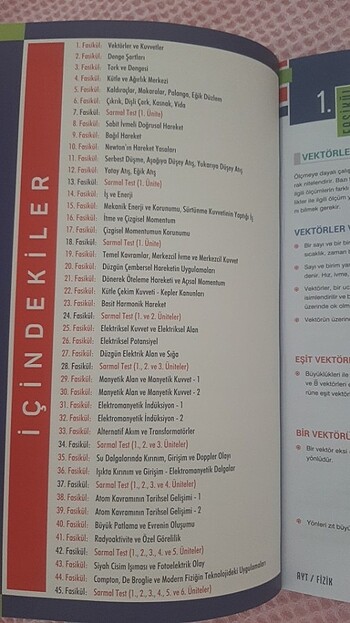 Ayt fizik soru bankası anlatım fasikülü - Görsel 2