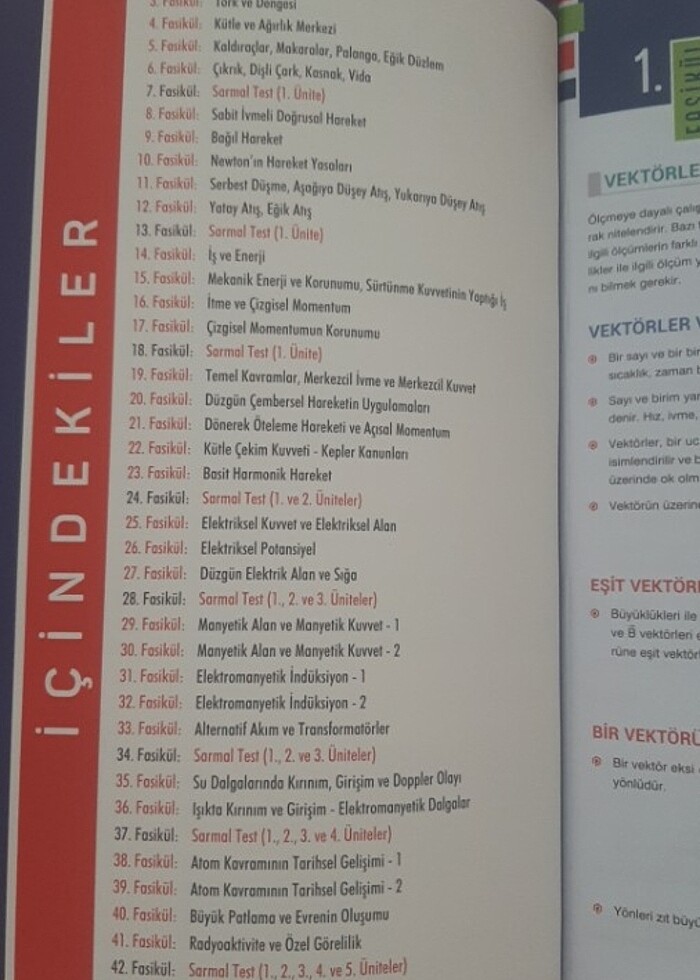 Ayt fizik soru bankası anlatım fasikülü - Görsel 2