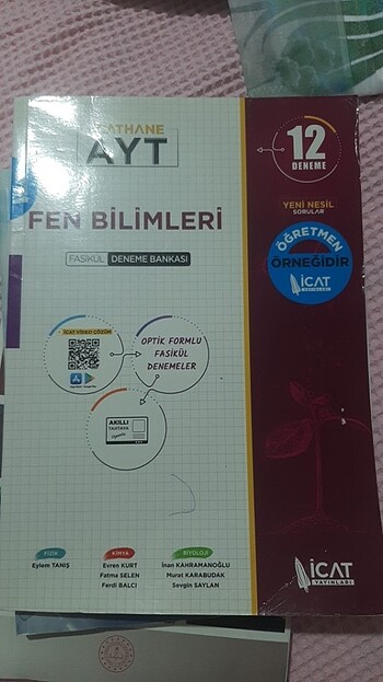 Ayt fen bilimleri deneme