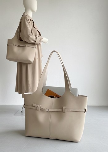 Kadın bej Omuz Çantası - Görsel 3