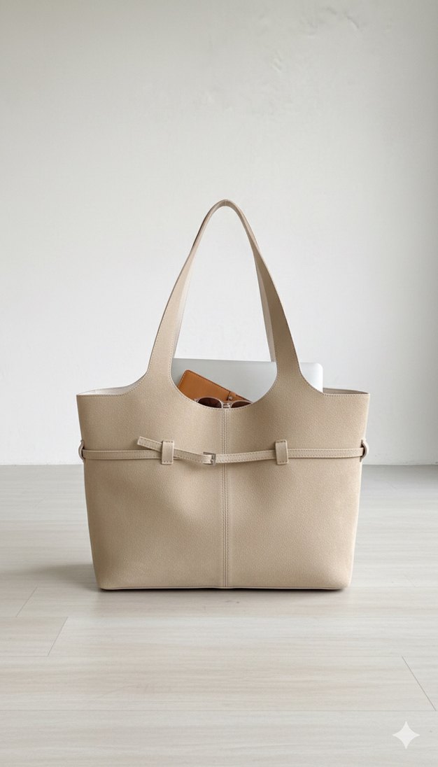 Kadın bej Omuz Çantası - Görsel 4