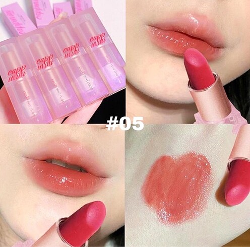 Cappuvini Glossy Lipstick - Görsel 5