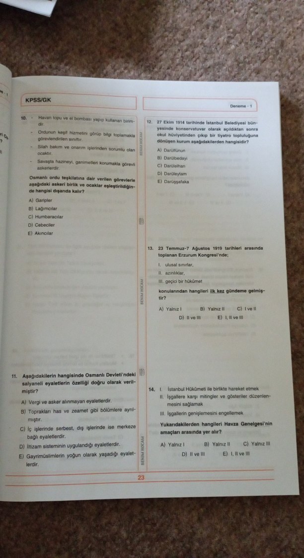 KPSS Genel Yetenek Genel Kültür 7 Deneme Kitabı - Görsel 4