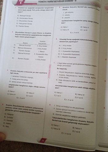 KPSS Asina Tarih Soru Bankası 2022 - Görsel 8