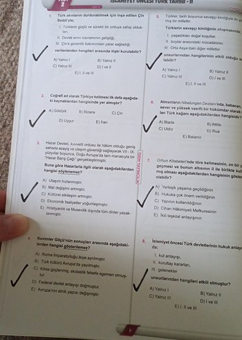 KPSS Asina Tarih Soru Bankası 2022 - Görsel 6