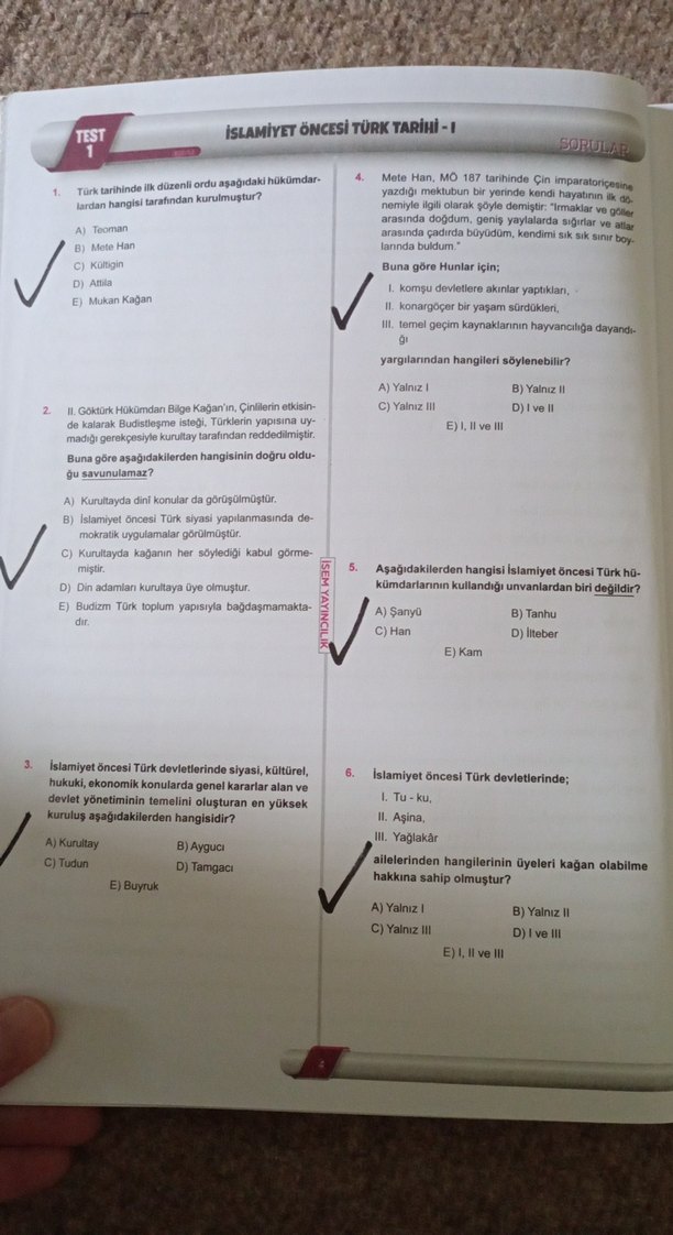 KPSS Asina Tarih Soru Bankası 2022 - Görsel 4