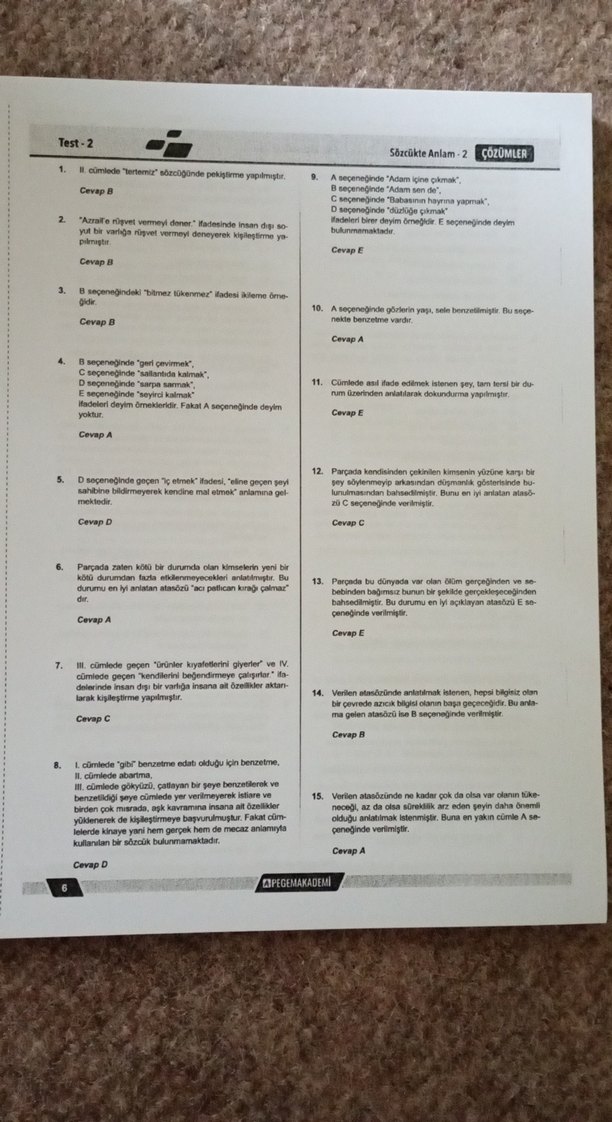 KPSS 2024 Türkçe Soru Bankası - Genel Yetenek - Görsel 5