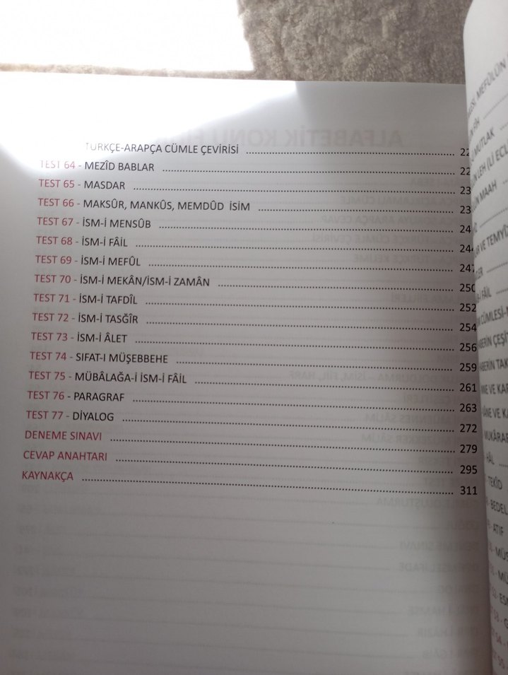 Konu Başlıklı Arapça Soru Bankası - Görsel 4