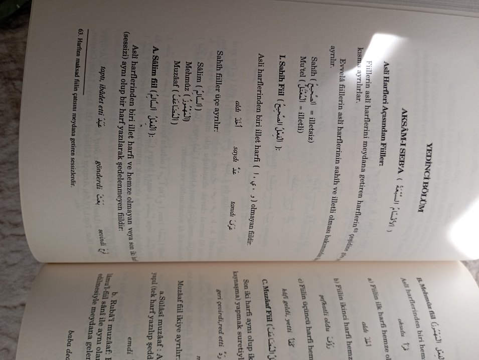 Arapça Dilbilgisi Sarf Kitabı Mustafa Meral - Görsel 4