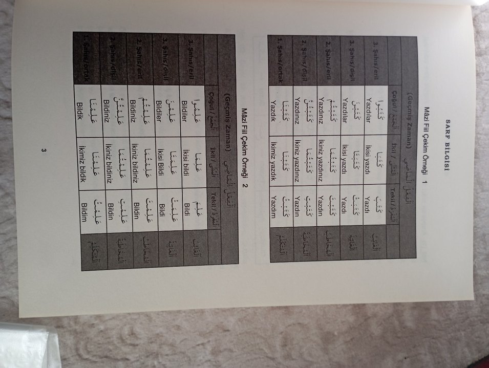 Arapça Dilbilgisi ve Sarf Bilgisi Kitabı - Görsel 3