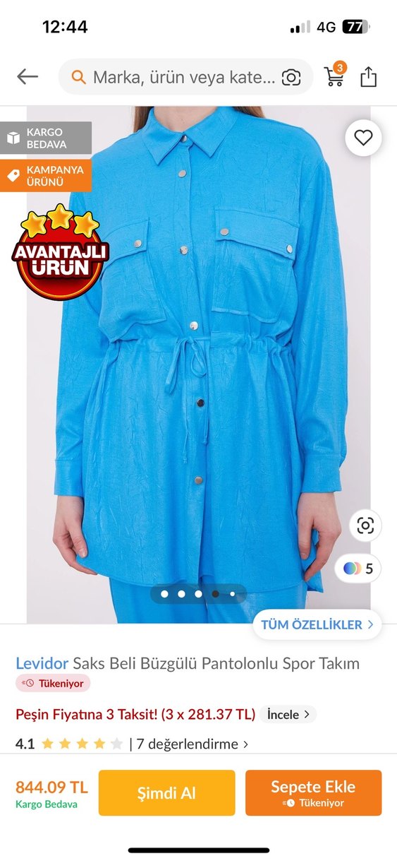 Levidor tesettür ikili takım - Görsel 2