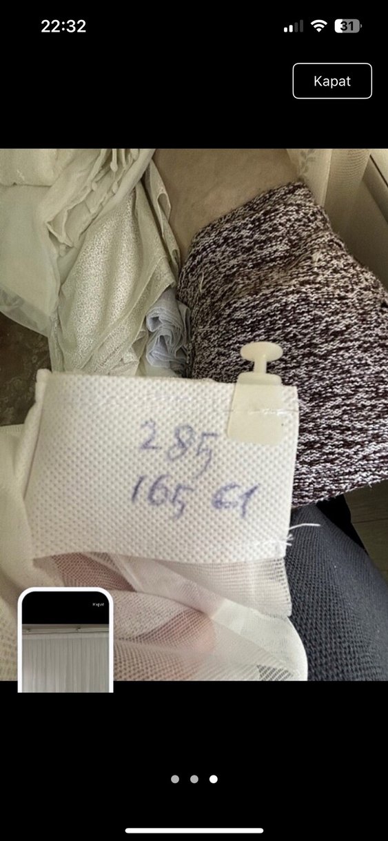 Beyaz Tül Perde - Görsel 3