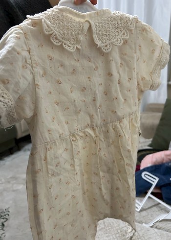 Dantel Yakalı Bebek Tulumu - Görsel 4