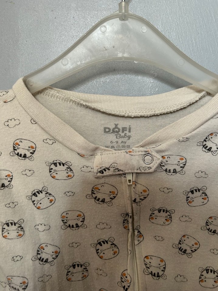 Uzun Kollu Fermuarlı Bebek Tulum - Görsel 2