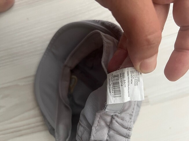 6-12 Ay, 18 cm Beden gri Renk Kasket şapka