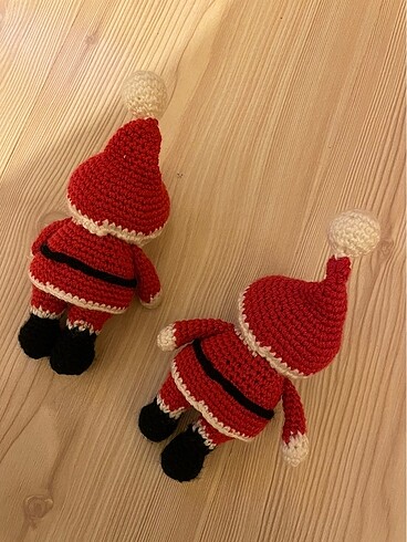  Beden 2?li amigurumi noel babalar