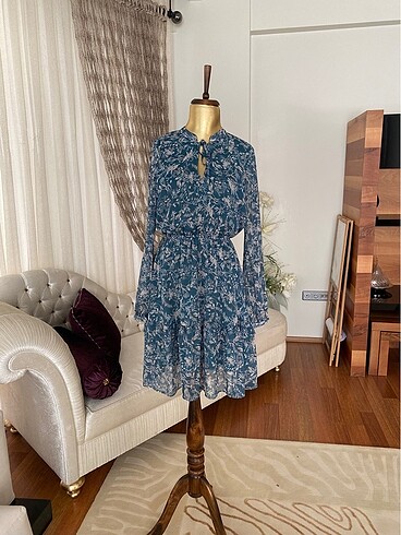 Mavi Jeans Mavi rahat kesim şifon elbise