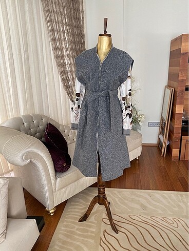 Zara Zara kolları saten baskı desenli tasarım dış giyim