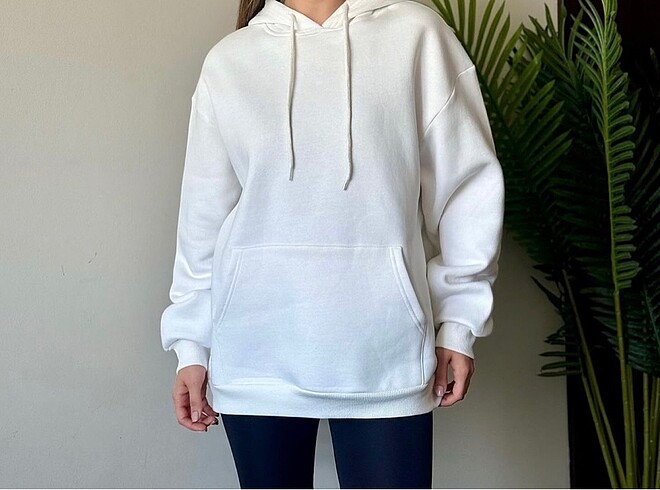 s Beden Oversize kanguru cep sweatshirt