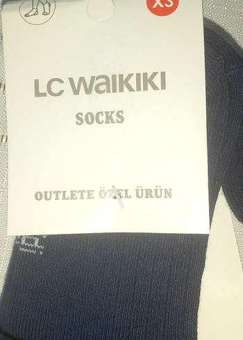 lcw Erkek Çocuk Lacivert Düz Çorap 6'lı tek fiyat... - Görsel 2