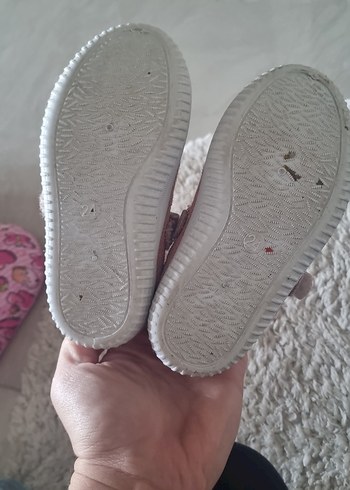 Kız Çocuk Pembe Fırfırlı Babet Ayakkabı - Görsel 4