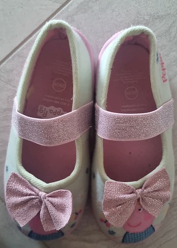 Kız Çocuk Pembe Fiyonklu Sıcak Ev Terliği - Görsel 2