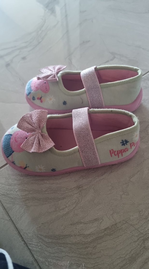 Kız Çocuk Pembe Fiyonklu Sıcak Ev Terliği - Görsel 5