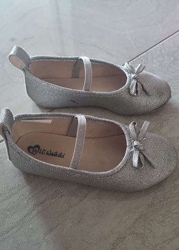 Kız Çocuk Gri Tokalı Babet Ayakkabı - Görsel 2