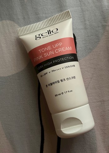 Gello Tone Upp Pembe Güneş Kremi 50ml - Görsel 5