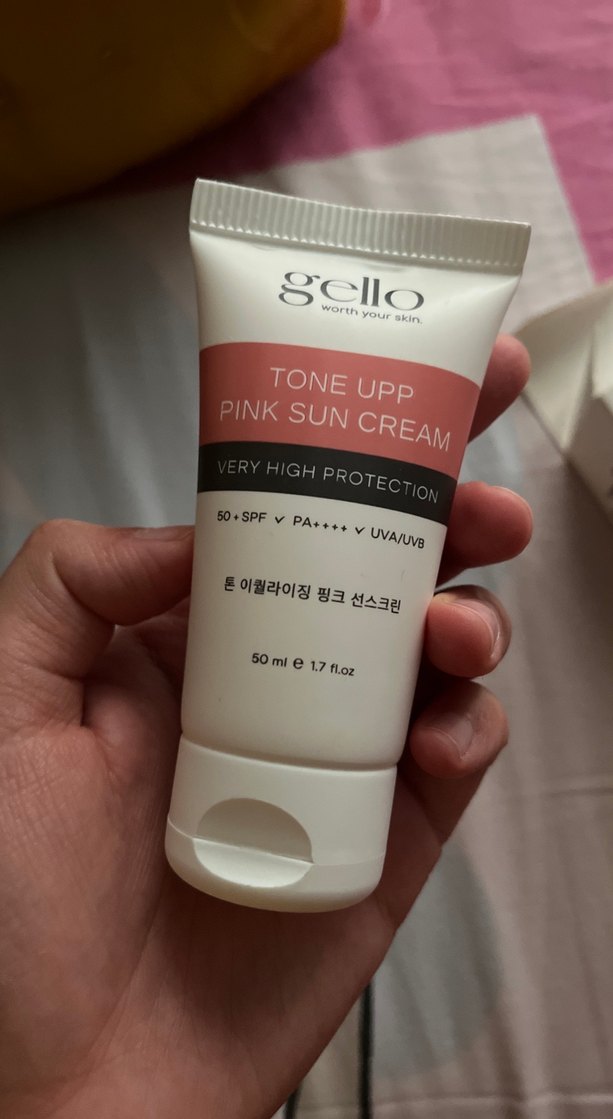 Gello Tone Upp Pembe Güneş Kremi 50ml - Görsel 2