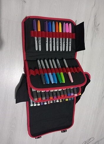 Çantalı Marker kalem seti