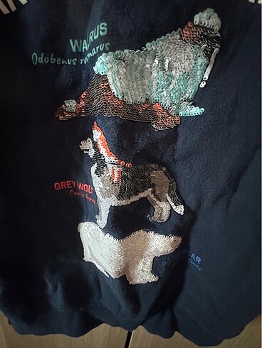 H&M H&M çift renkli şık sweatshirt
