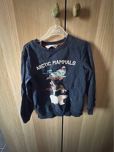 H&M çift renkli şık sweatshirt