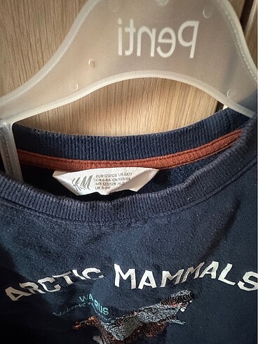 8 Yaş Beden H&M çift renkli şık sweatshirt
