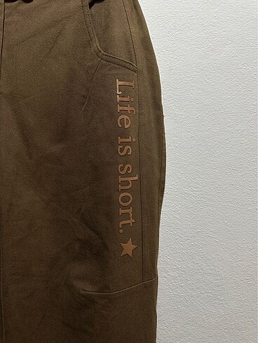 Diğer Kemer Detaylı Unisex Vintage Pantolon