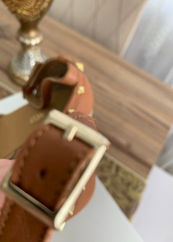 nine west taba Kadin Dolgu Topuk Sandalet - Görsel 10