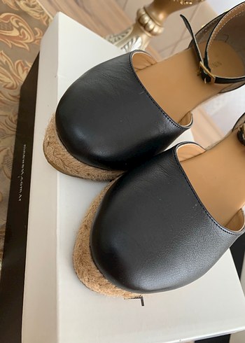 nine west siyah dolgu topuk - Görsel 2