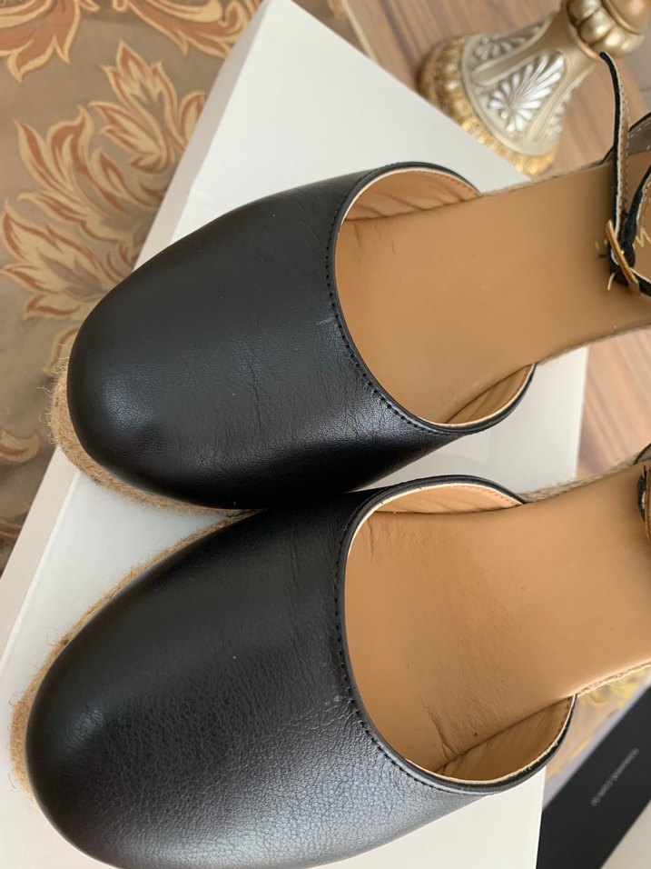 nine west siyah dolgu topuk - Görsel 3