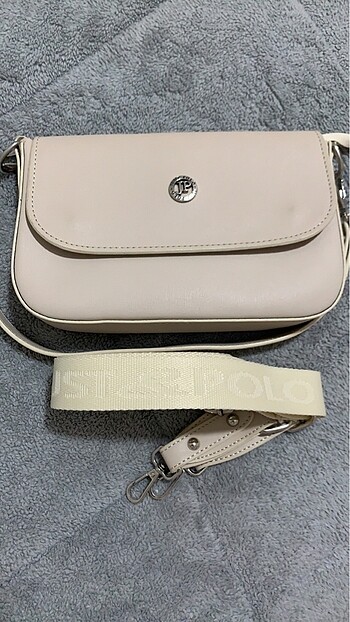 silver & polo bej çanta