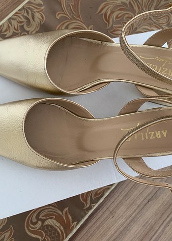 Arzillo
Kadin Hakiki Deri Gold Topuklu Ayakkabi - Görsel 16