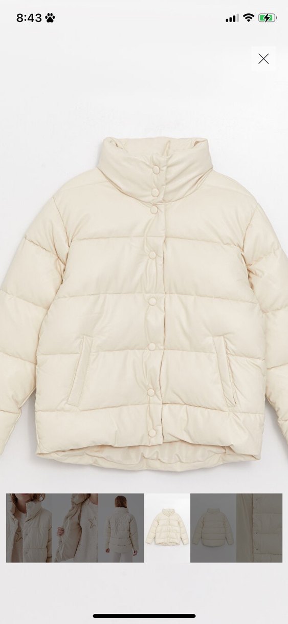 LC Waikiki Bej Dik Yakalı Kadın Mont - Görsel 4