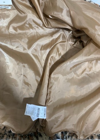 Leopar Desenli Peluş Kapüşonlu Ceket - Görsel 14