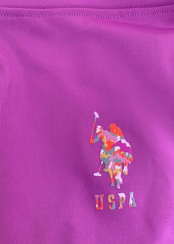 USP ASSN Mor Yüksek Bel Spor Tayt Kadın - Görsel 3