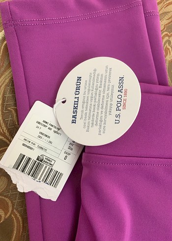 USP ASSN Mor Yüksek Bel Spor Tayt Kadın - Görsel 5