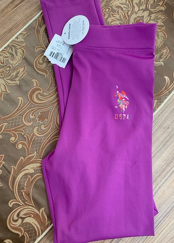 USP ASSN Mor Yüksek Bel Spor Tayt Kadın - Görsel 2