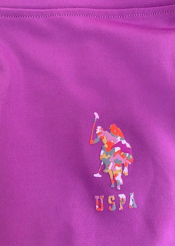 USP ASSN Mor Yüksek Bel Spor Tayt Kadın - Görsel 7